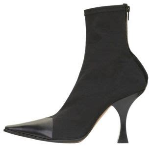 Madame ankle boot in calfskin and gros grain stretch 